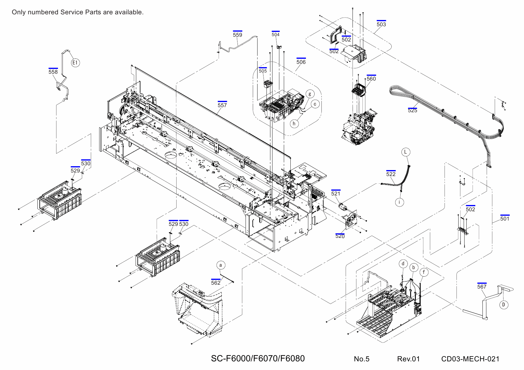 EPSON SureColor F6000 F6070 F6080 Parts Manual-6 EPSON SureColor F6000 F6070 F6080 Parts Manual-6